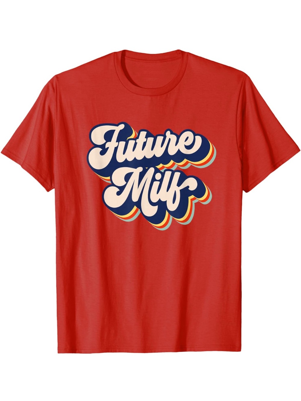 Red 'Future Milf' Graphic Tee